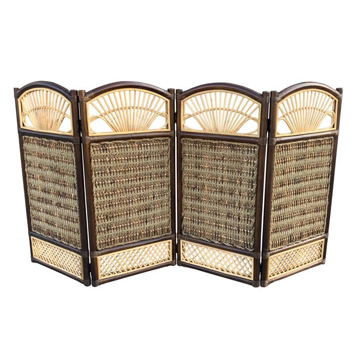 D-Art Collection - Wholesale Room Divider - D-Art Collection Half Seagrass Divider