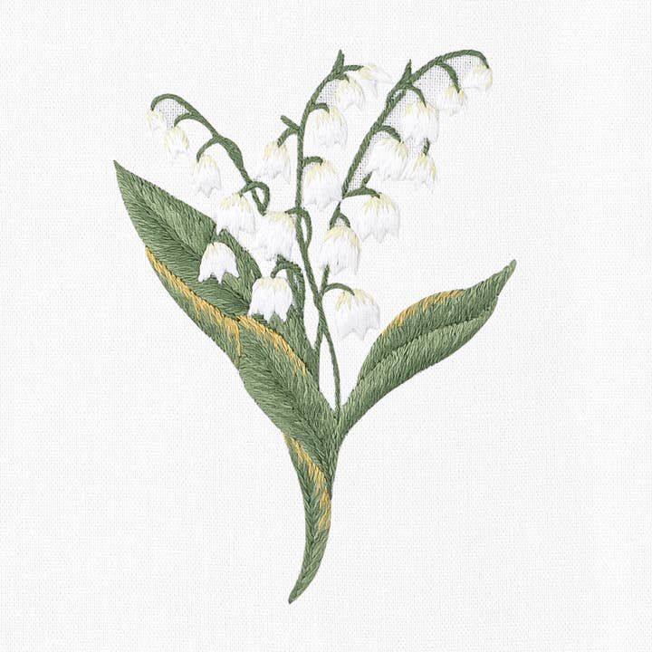 Henry Handwork - Wholesale Hand Towel - Lily of the Valley Botanical Hand Towel