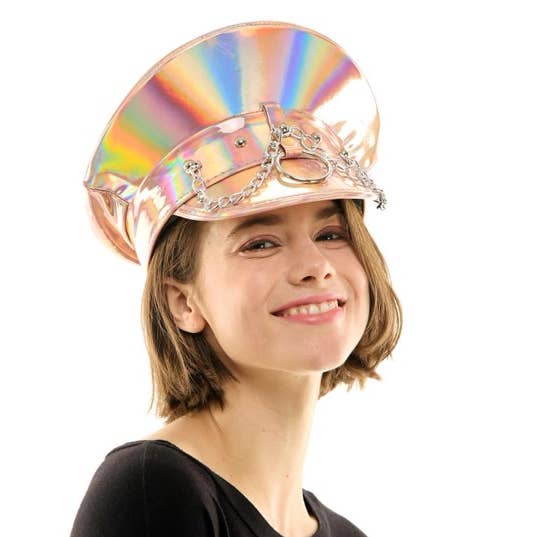 Lyserød iriserende festivalhat for engroshandel hos KBW Global Corp.