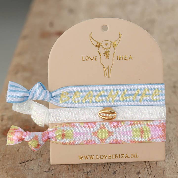Ibiza elastiska hårband från Beachlife everyday för wholesale av Love Ibiza