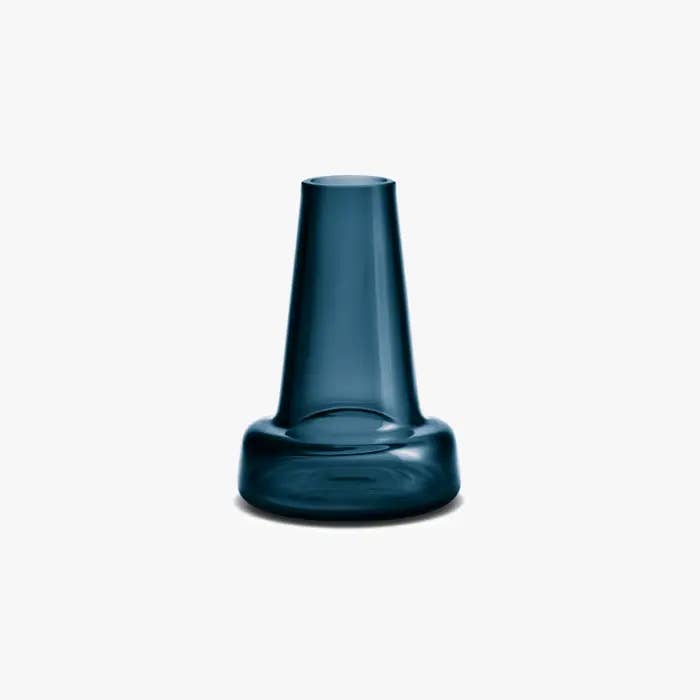 Danish Design Collective - Wholesale Vase - Holmegaard - Flora - Mouth-Blown Glass Vase - Dark Blue
