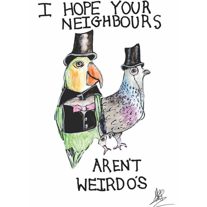 New home card funny for wholesale by MoreyScarfeDesigns