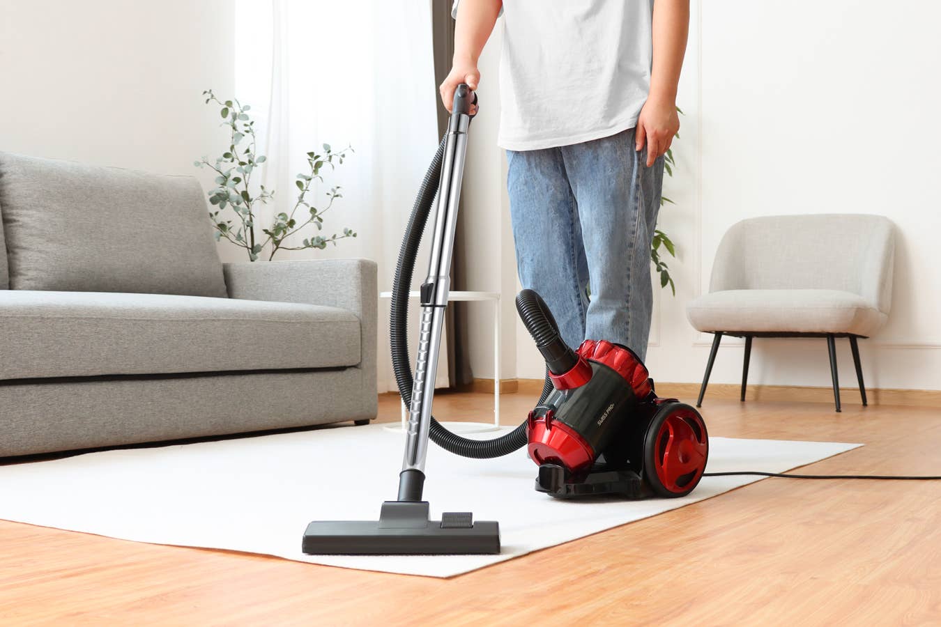 Swiss Pro+ - Venta al por mayor Aspiradora - Aspiradora ciclónica roja Swiss Pro+16