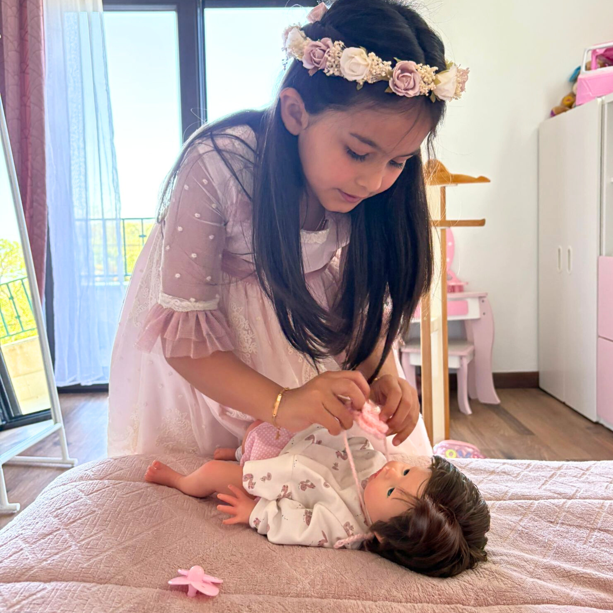 Maria & Jesus - Wholesale Pop - Kinderen - Siliconen Reborn Babypop - Iris1