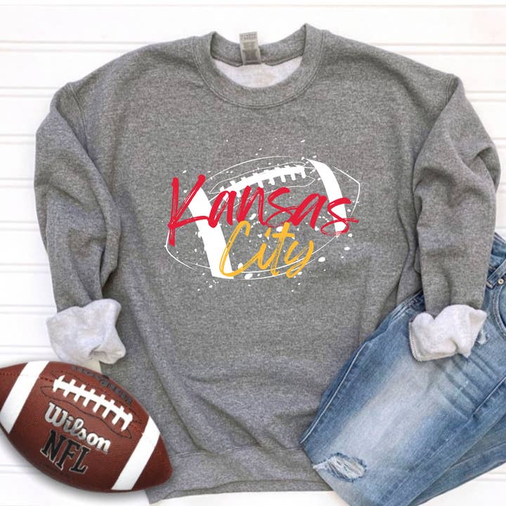 Kansas City Football pour la vente par Farmtown Printing Company