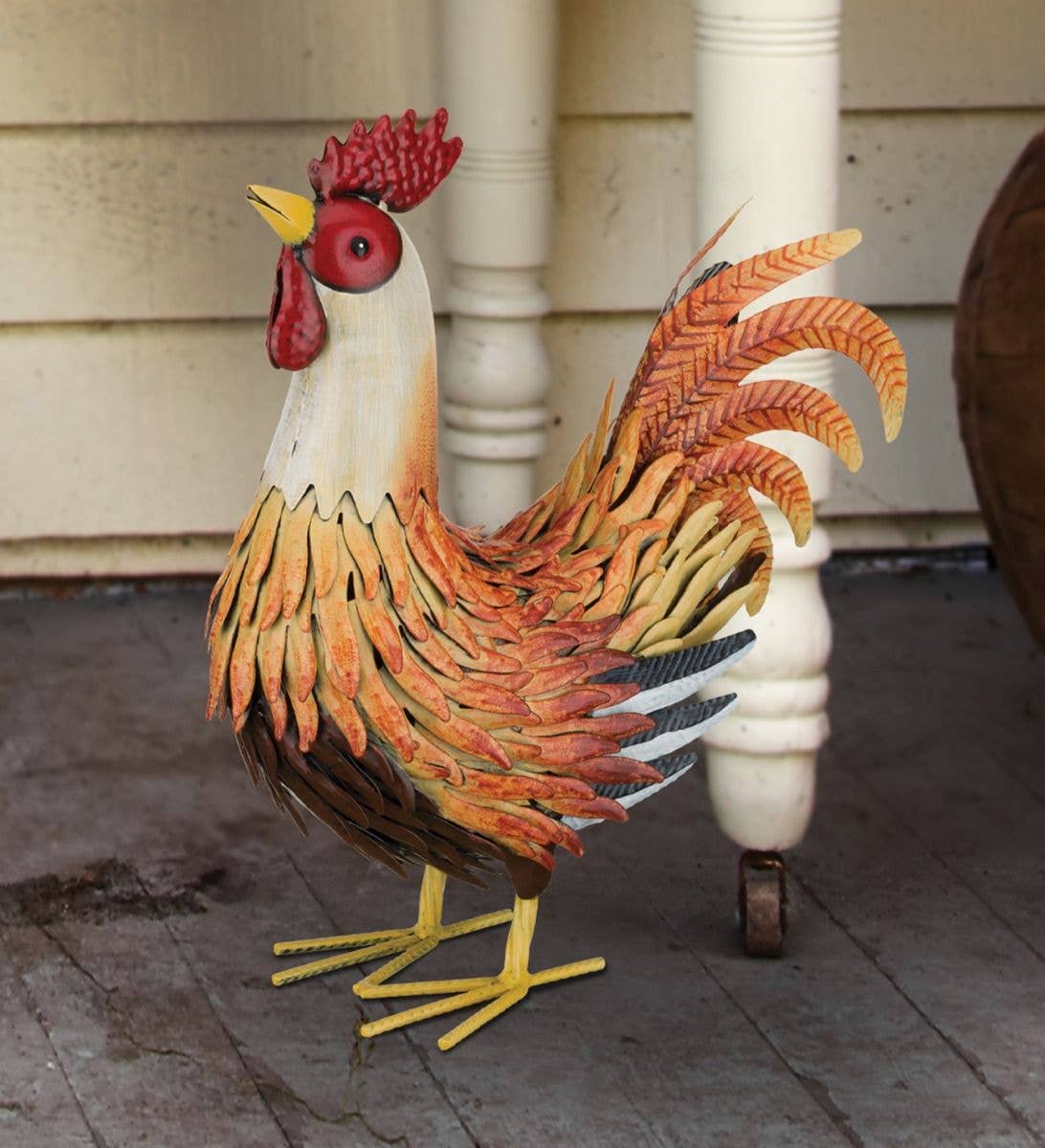 Regal Art & Gift - Wholesale Outdoor Ornament/Decor - Sunburst Rooster Decor SM1