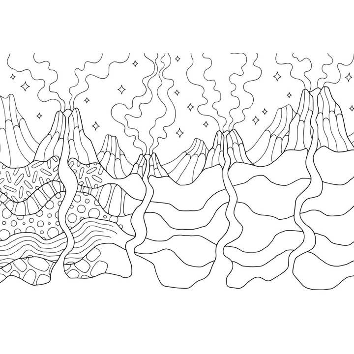 W. W. Norton - Wholesale Coloring & Activity Book - Adult - The Mindfulness Journeys Coloring Book2