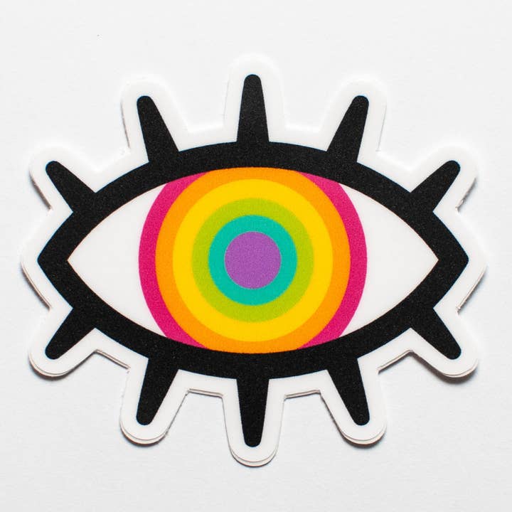 Sticker - Rainbow Eye for wholesale by Wokeface