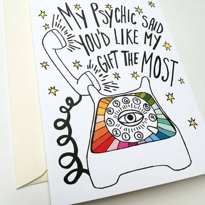 Rainbow Vision - Wholesale Birthday Card - My Psychic Said Card1