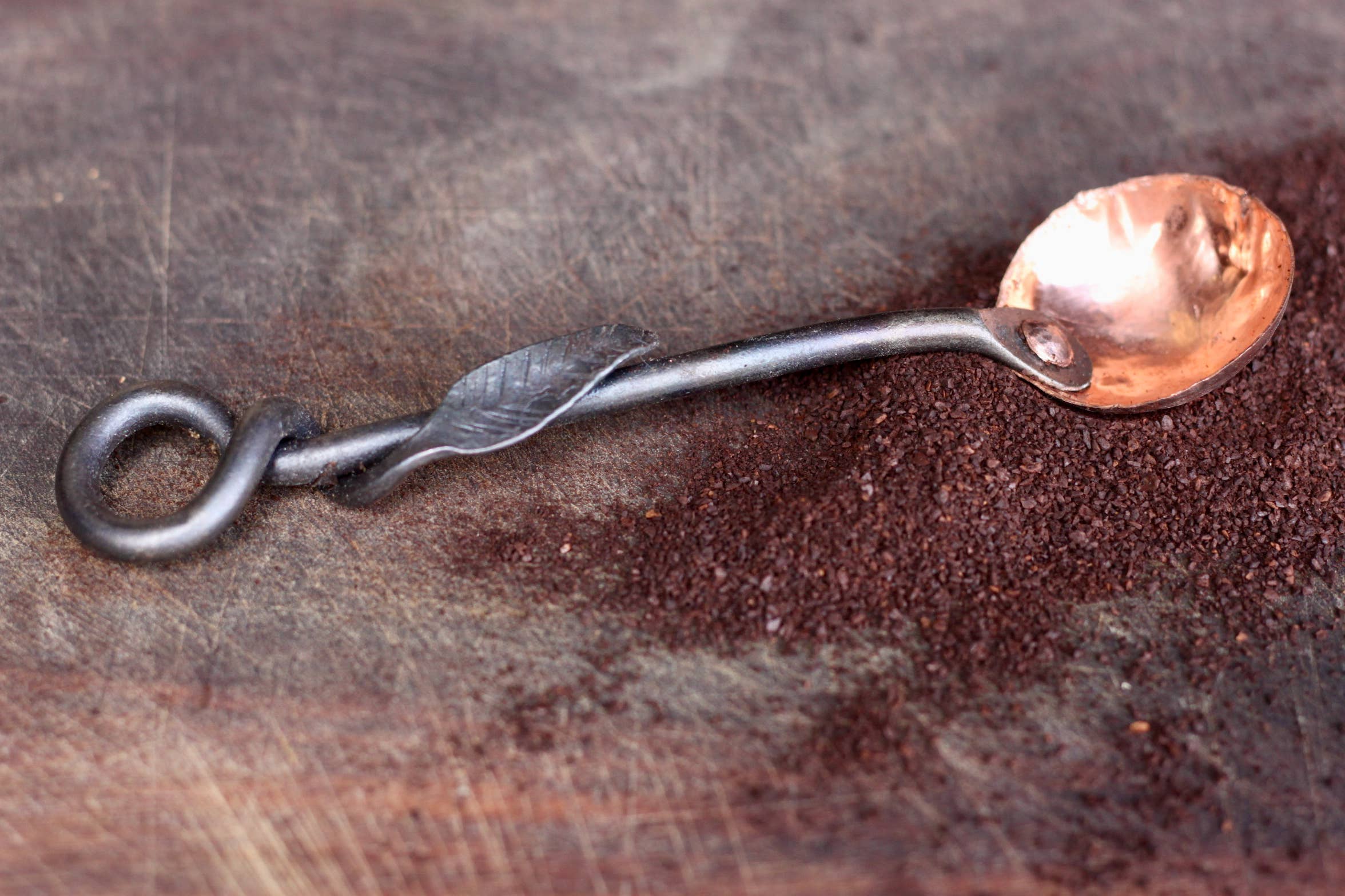 Wicks Forge - Wholesale Measuring Spoon - Coffee Scoop - Leaf1
