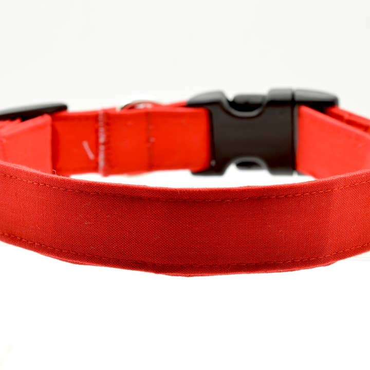 Dog Collar World - Wholesale Pet Collar - Dog - Solid Red Collar0