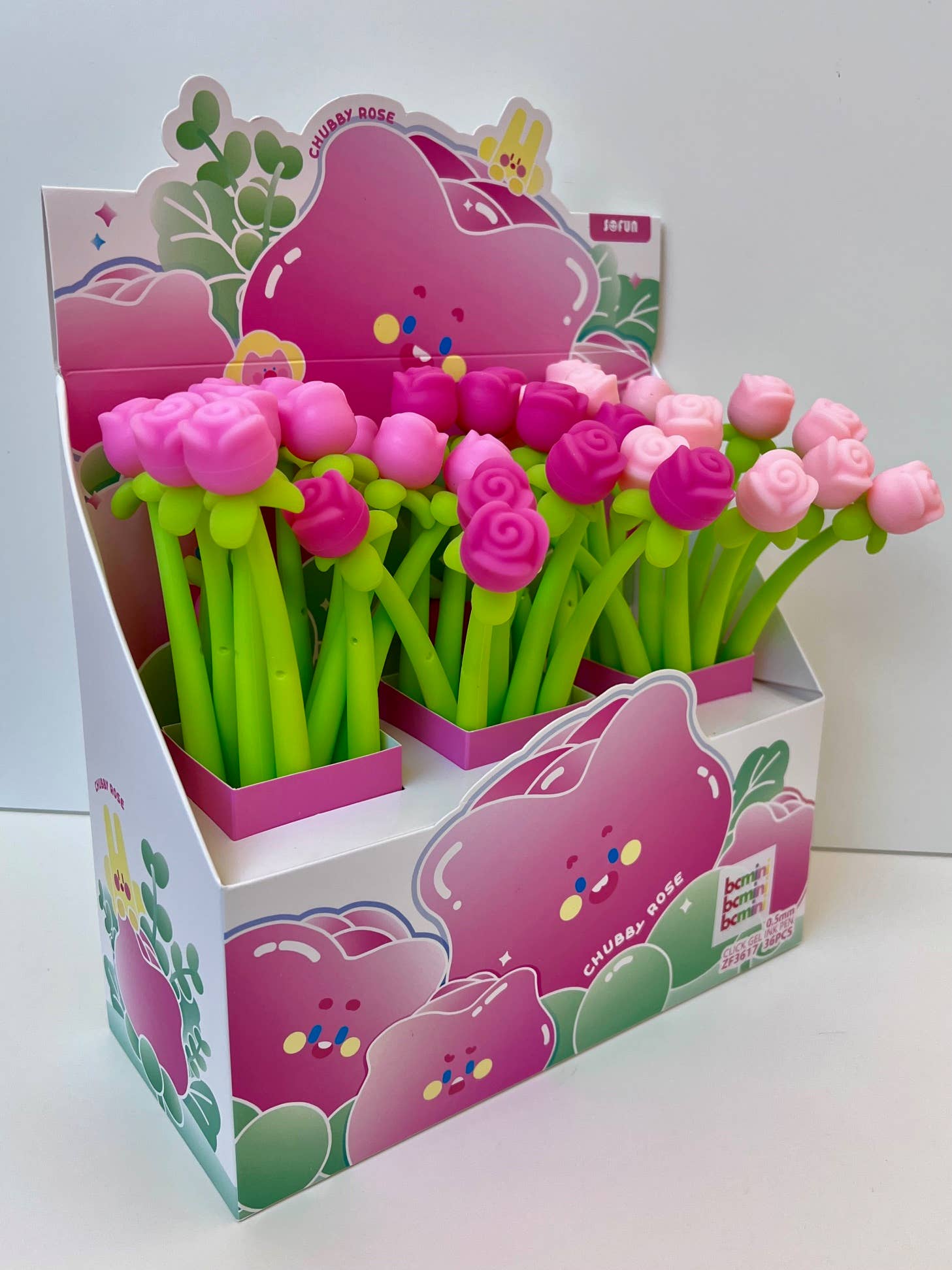 BCmini - Vente Stylos - 22679 STYLO GEL ROSE WIGGLE-360