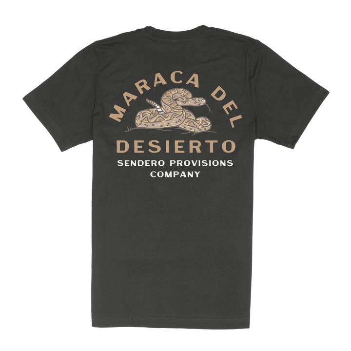 Vintage Black Rattlesnake T-Shirt for wholesale on Faire