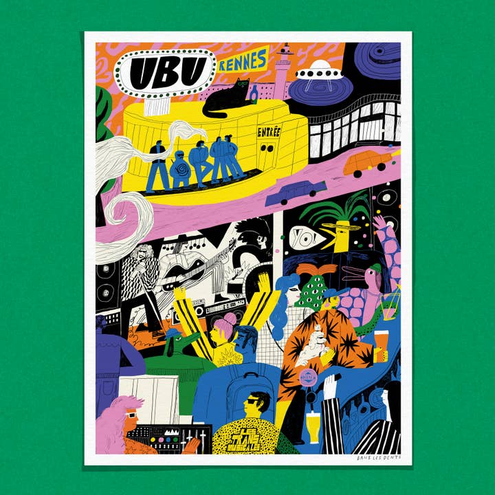 Affiche / Poster 30X40 CM - UBU - AFF105 pour la vente par Dans Les Dents