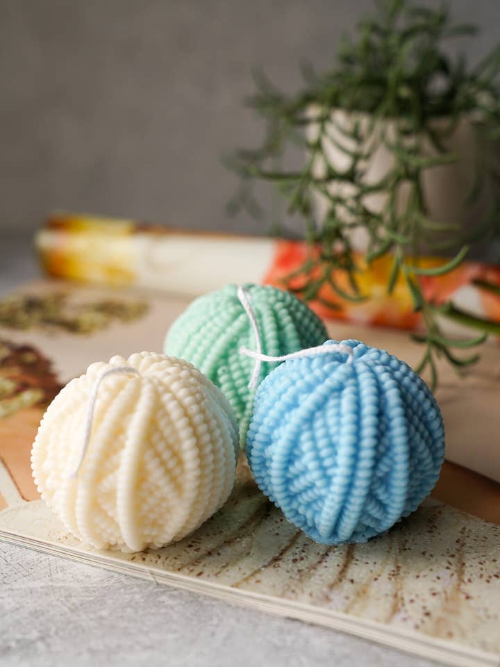 Bougie en cire de soja en fil | Décoration d'intérieur esthétique | Idée cadeau pour la vente par Gokican