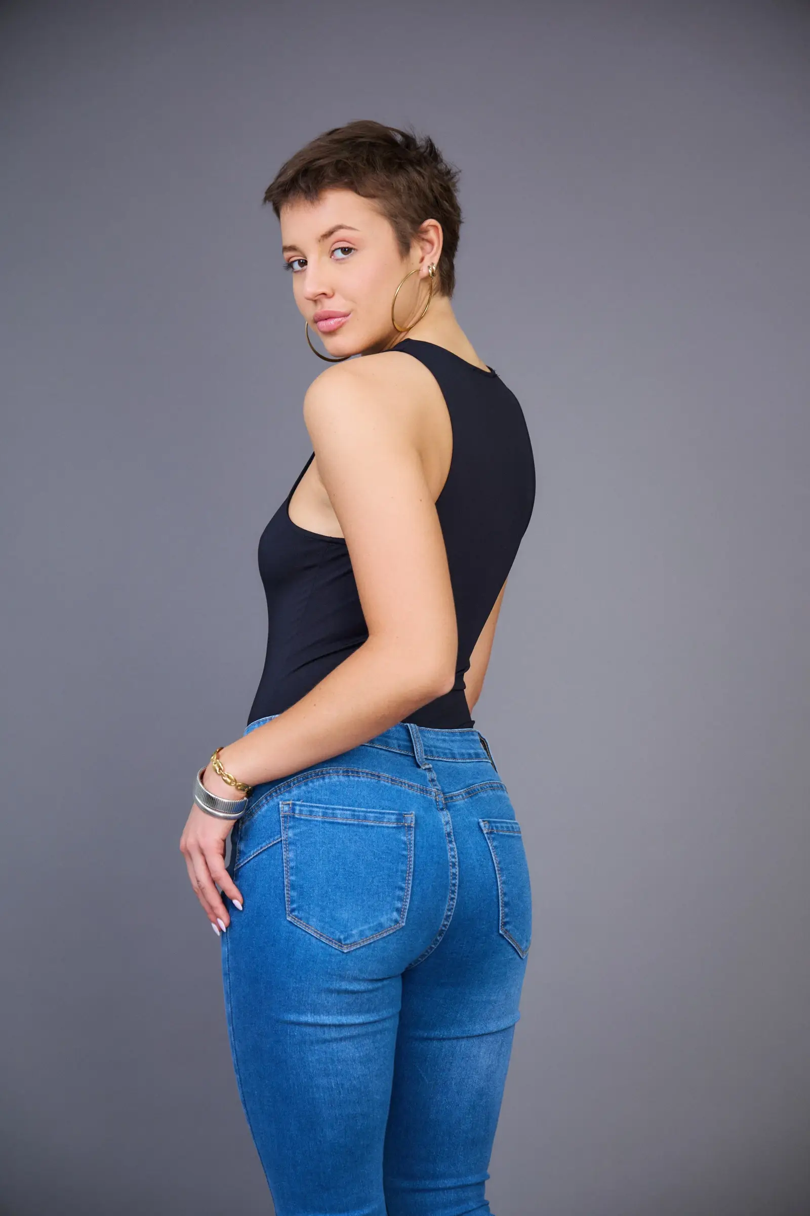 ANA & LUCY - Wholesale Jeans - Women's - Women's Flare Push-Up Jeans - ANA & LUCY7
