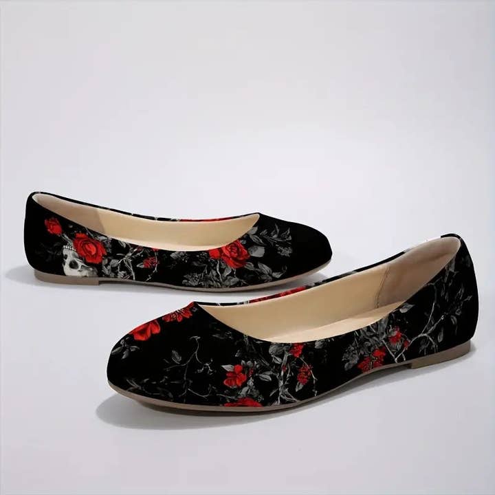 Omine Women's Wide Width Flat Shoes, Comfortable Casual Round Toe Classy Design Ballet Flats. for wholesale by OMINE