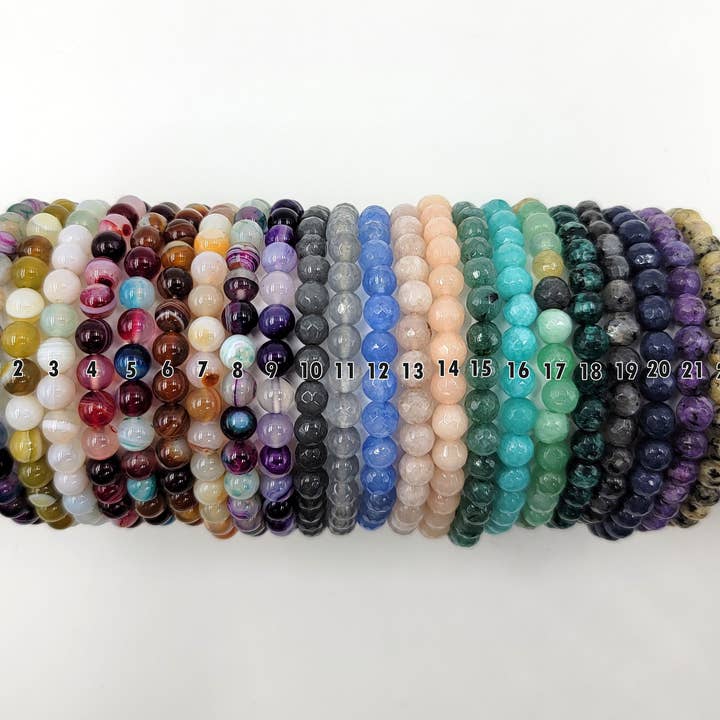 Mental Strength & Emotional Balance Agate Bracelet BR043 and other Purchase Wholesale custom beaded bracelets. Free Returns & Net 60 Terms on Faire trending on Faire.