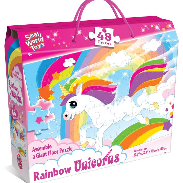Puzle de piso de unicornios arco para venta al por mayor de Small World Toys