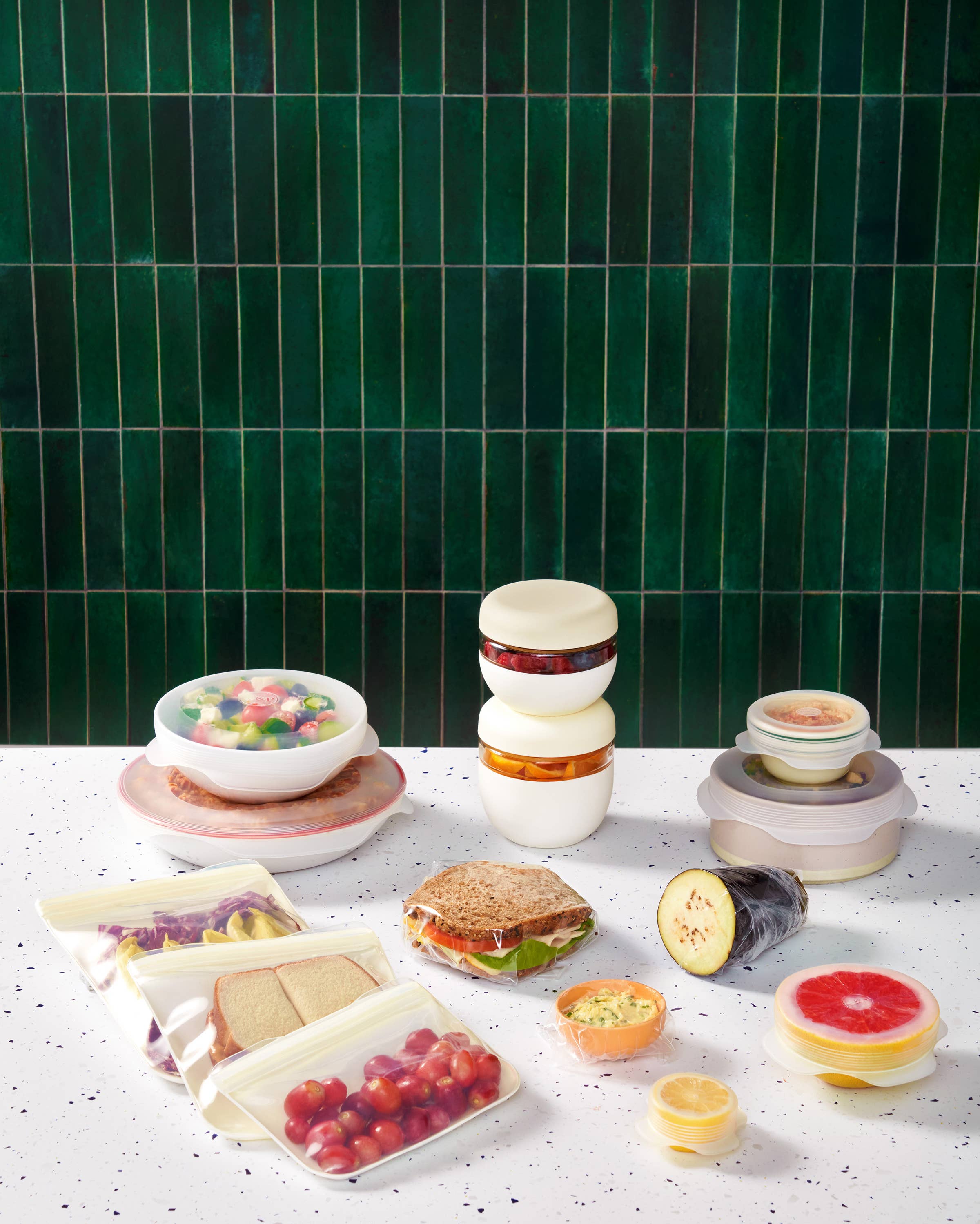 W&P – wholesale Food storage container – 14-Piece Sustainable Kitchen Set0