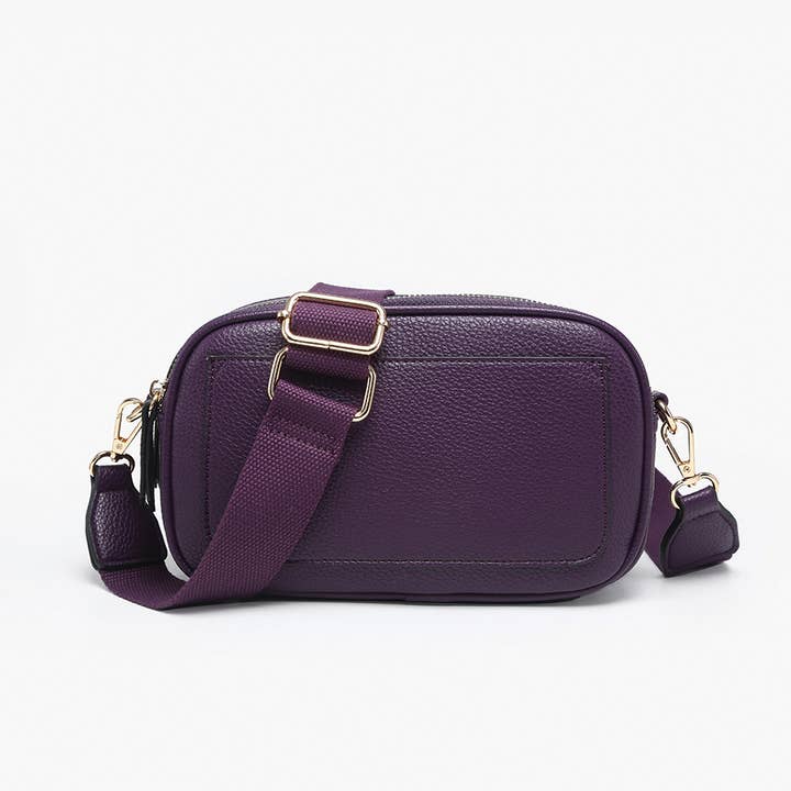 Jen & Co. - Wholesale Crossbody Bag - Women's - M2531 Sky Dual Zip Crossbody w/ Slip Pocket
