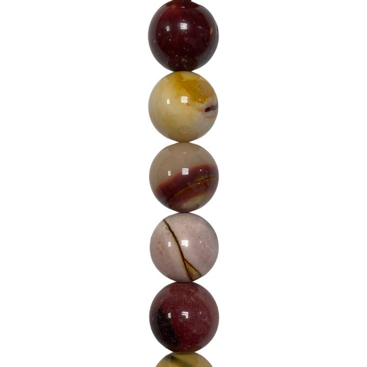 Mookaite - (Polished) - Round/ Smooth for wholesale by The Bead District