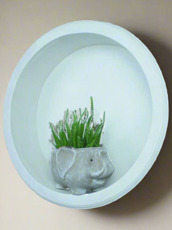 Recessed Circle Wall Storage Niche for wholesale by Hammer and Nail Studios