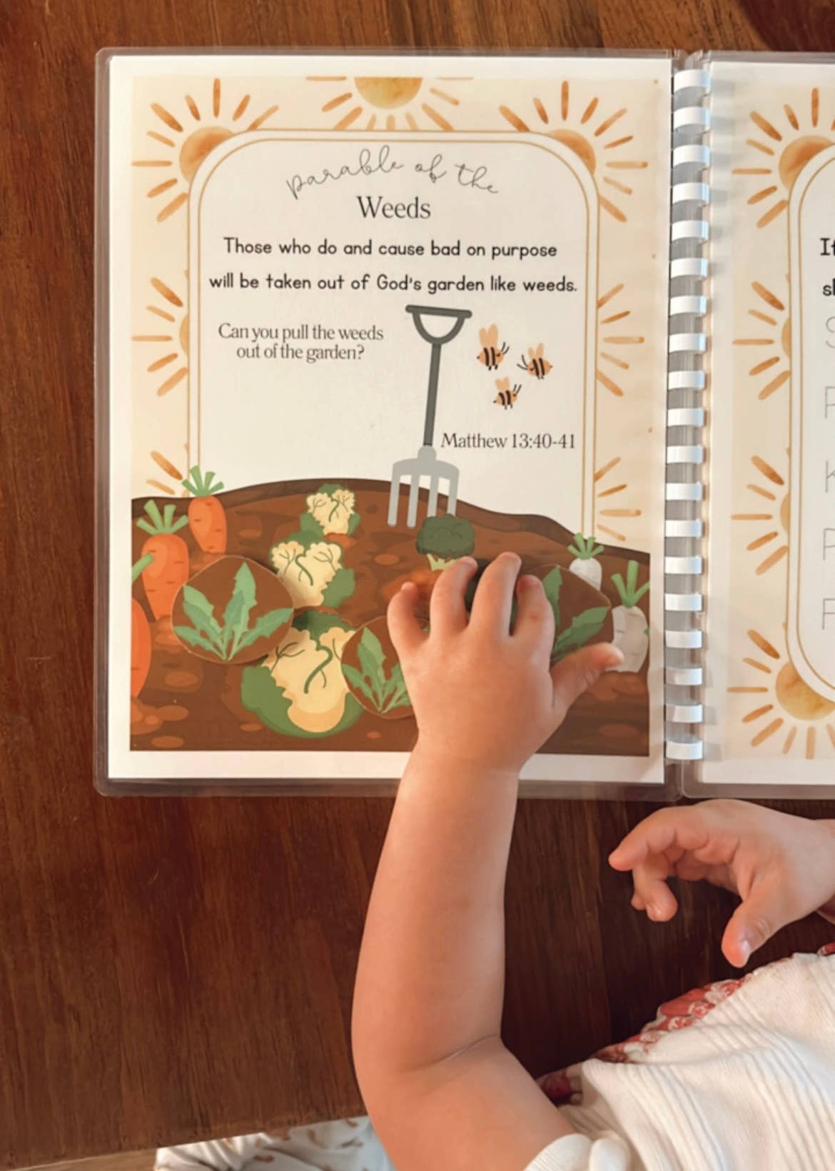 Sonshine Book Co - Vente Livre de coloriage et d'activités pour enfants et bébés - Livre d’activités avec paraboles de Jésus - Livre interactif à spirale3