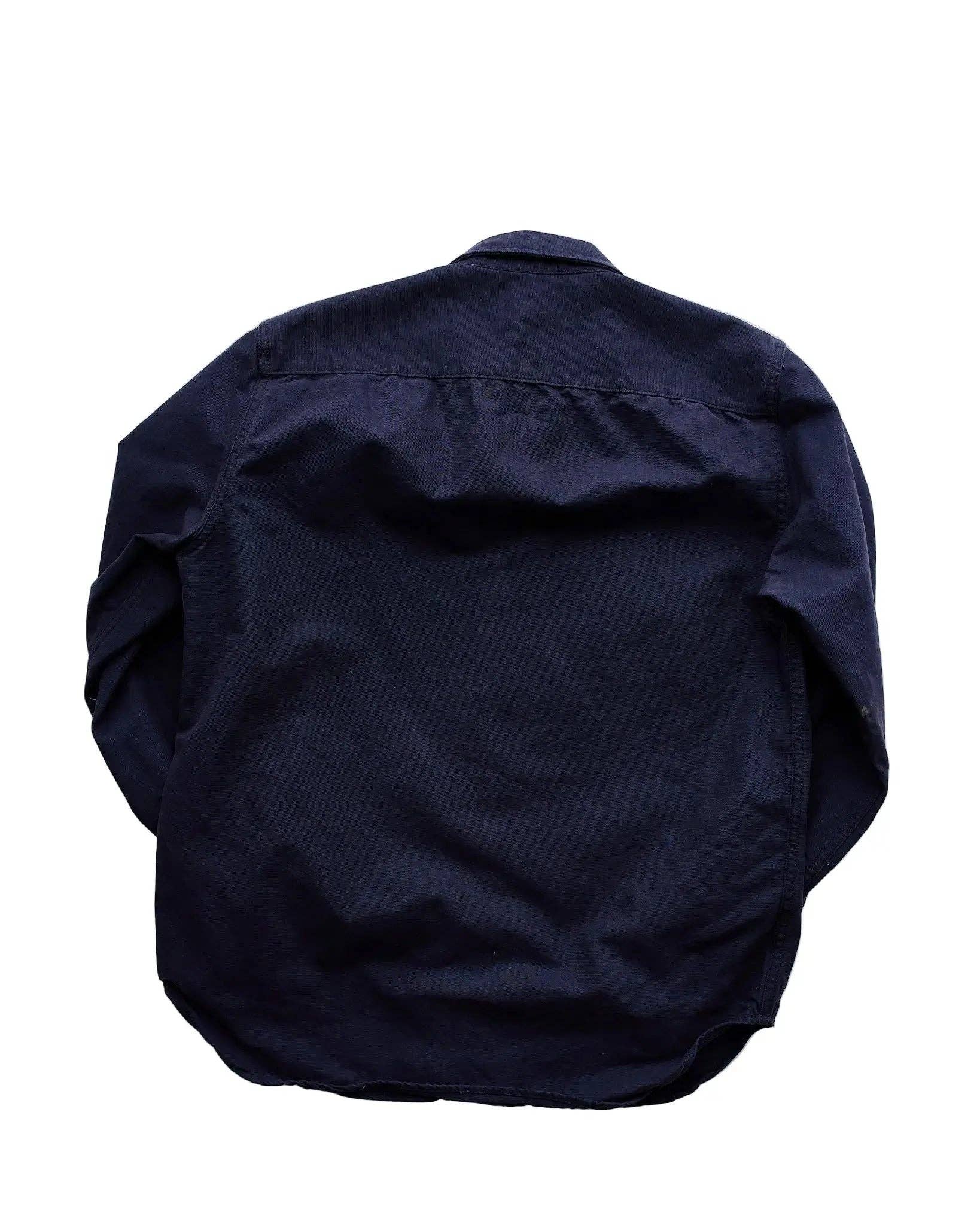 Grown and Sewn - Wholesale Button Down Shirt - Men's - Walsh Work Shirt - 8 oz. Brushed Canvas - Navy2