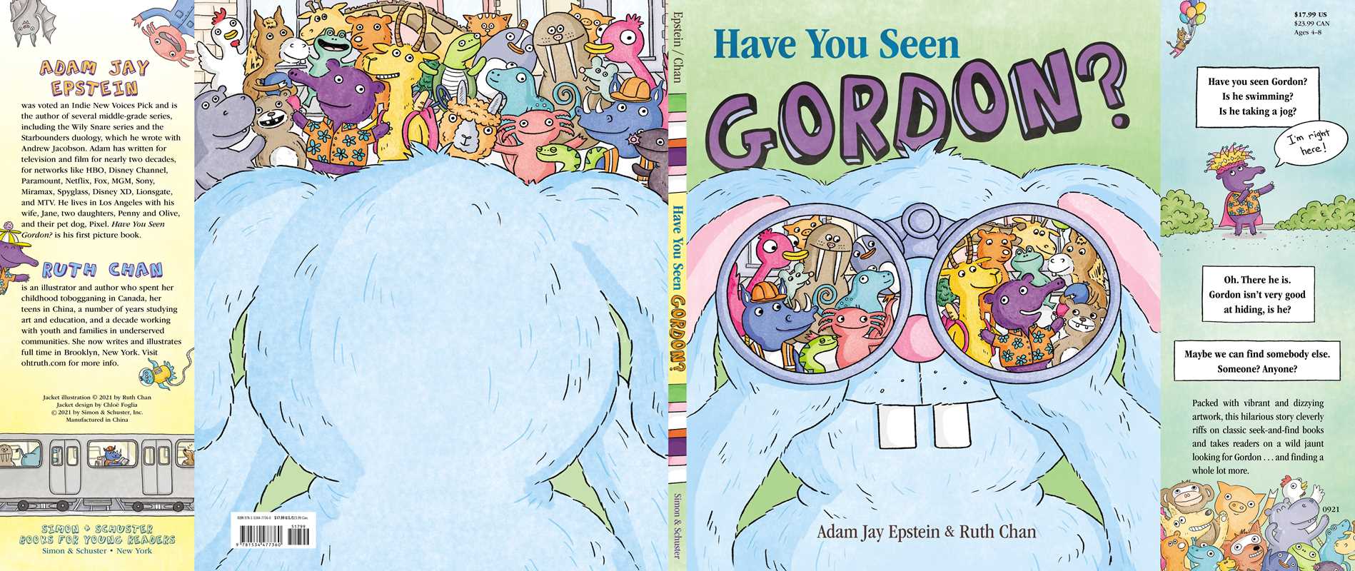 Simon & Schuster - Wholesale Preschool Book (3-5) - Have You Seen Gordon? by Adam Jay Epstein1