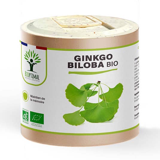 Organic Ginkgo Biloba capsules - Bioptimal for wholesale by Bioptimal