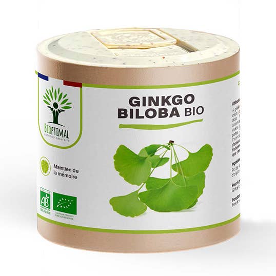 Bioptimal - Wholesale Oral Supplement/Vitamin - Organic Ginkgo Biloba capsules - Bioptimal0