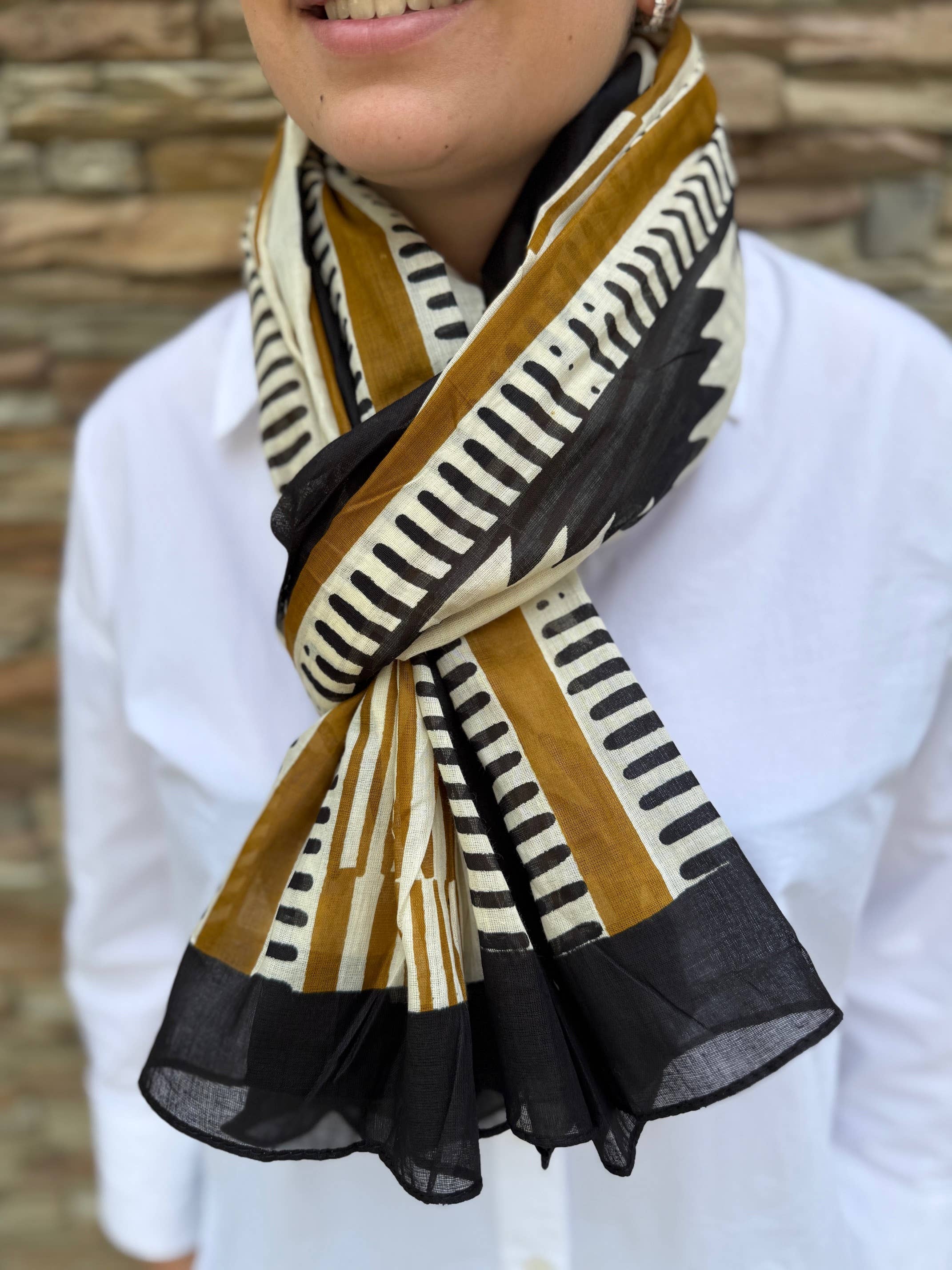 Maison Unik Accessoires – Großhandel Schal – Damen – Schal, Wickeltuch und Pareo aus 100 % Baumwolle0