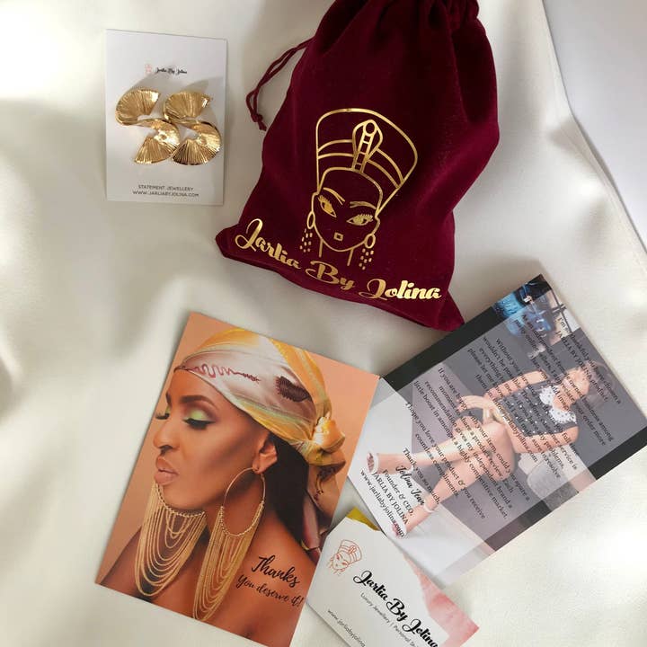 NEFERTITI Velvet Gift/ Protective Bag for wholesale by Jarlia By Jolina