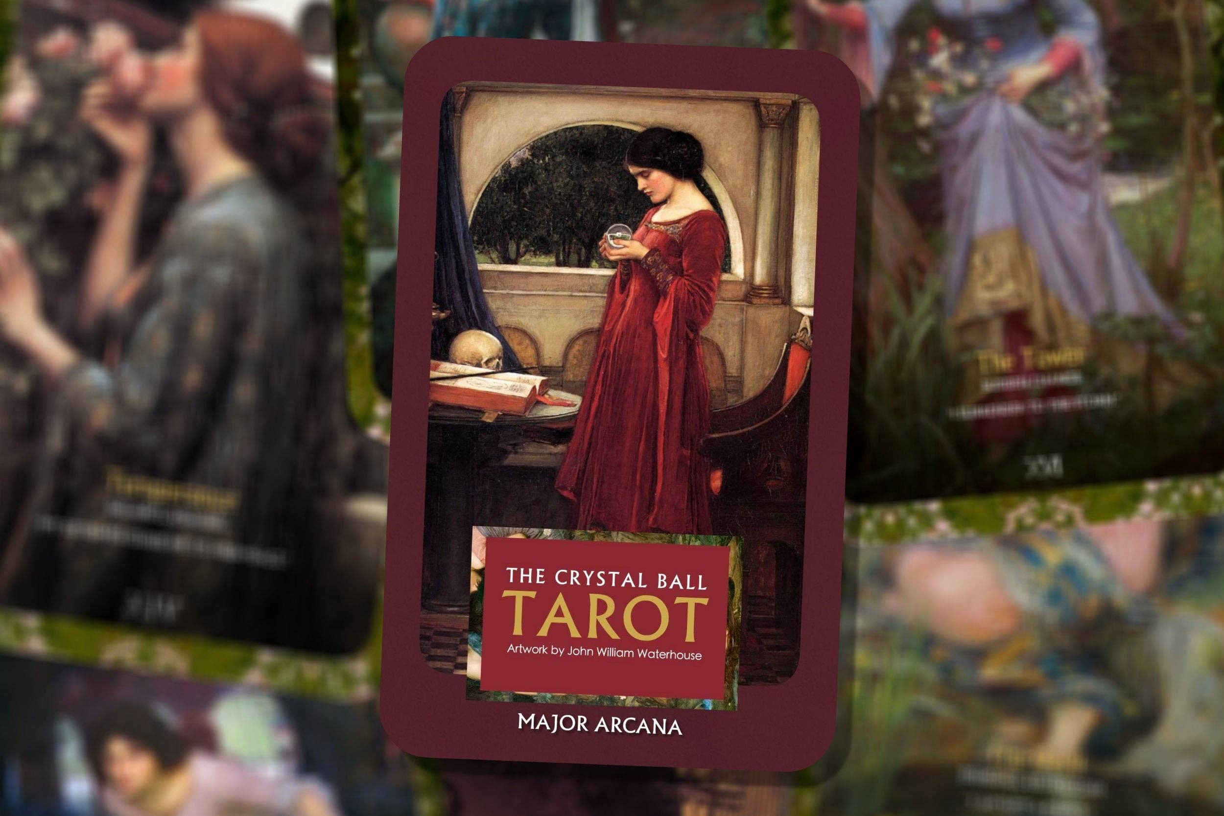 Ibiza Tarot USA - Wholesale Tarot Cards - The Crystal Ball Tarot - Major Arcana - John William Waterho4