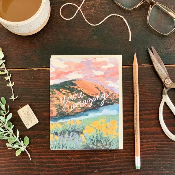 Little Salt Wagon - Vente Carte de vœux classique - Carte de vœux You're Amazing Nature Landscape2