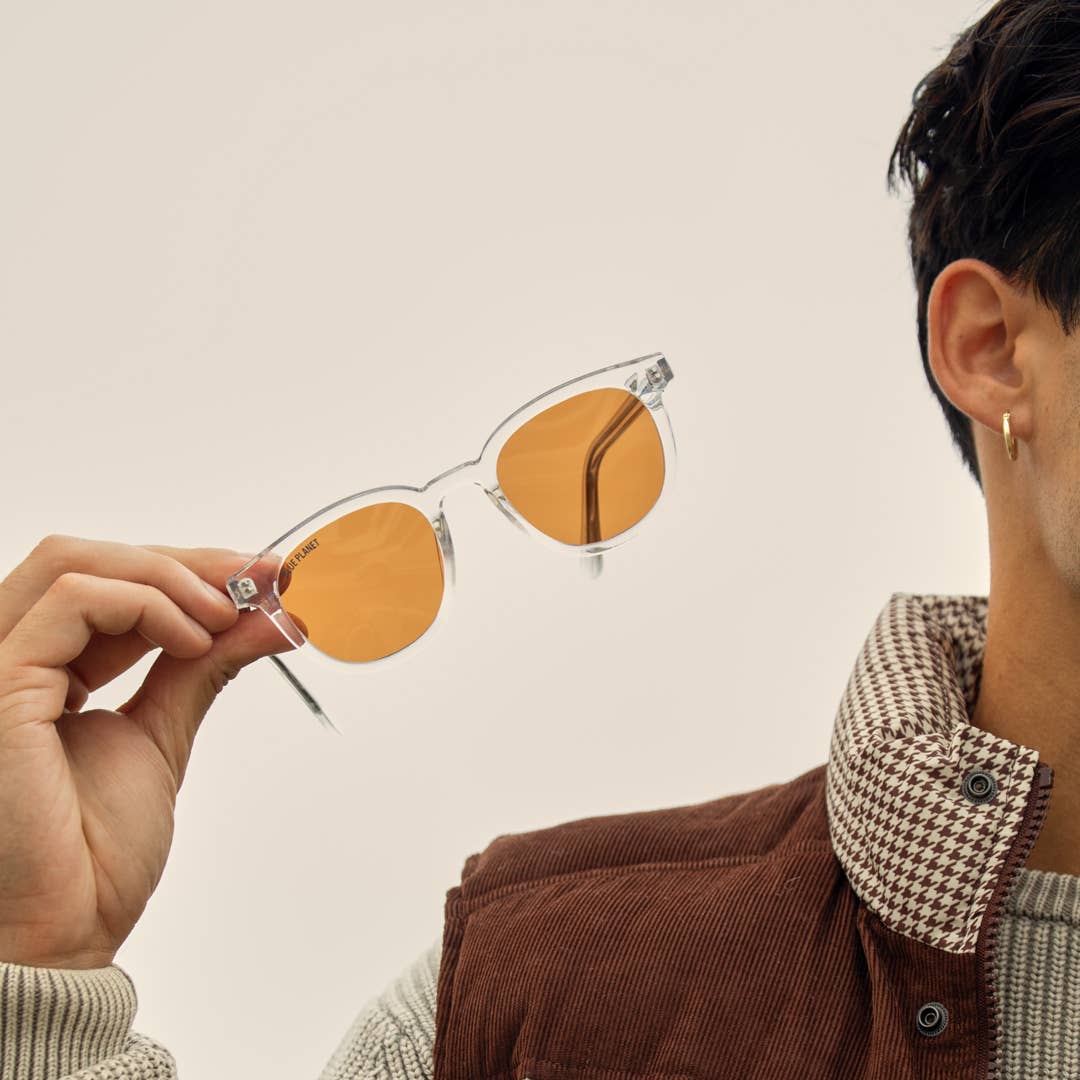 Blue Planet Eco-Eyewear – Engroshandel Solbriller - Herre – BP19418 -Gram - Krystalklar Brun / Brun Polariseret Linse4