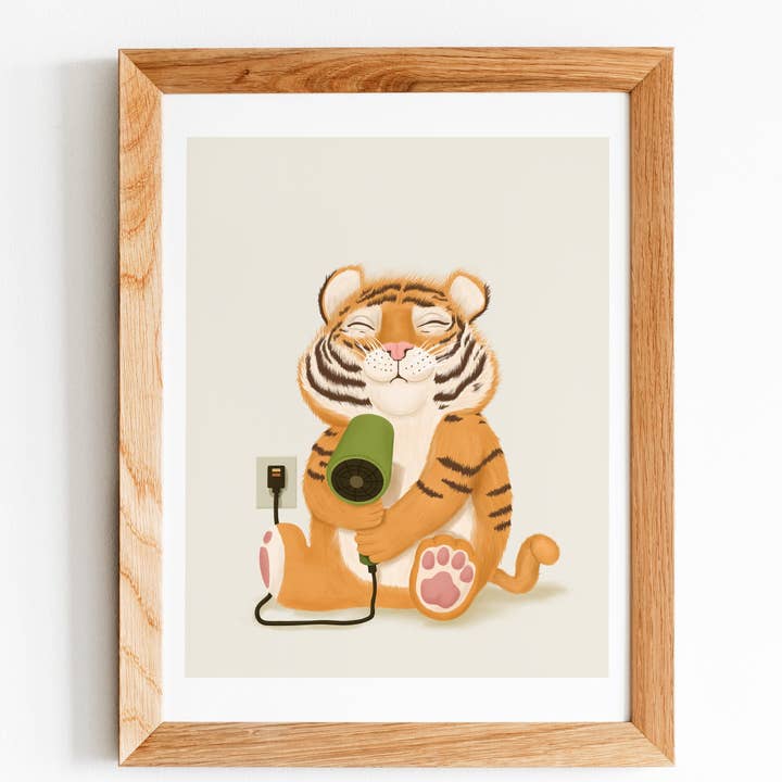 Blåtork Konsttryck för wholesale av LINH T VO ART & ILLUSTRATION