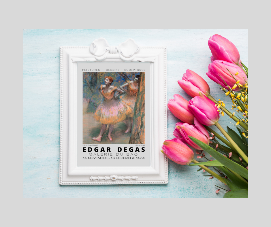 Magnifique Hearts - Wholesale Art Print - Prints of Art by Degas, Beautiful Ballerinas, Ballet, 8x101