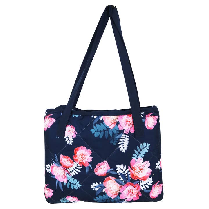 WS Peony Dreams stor quiltad strandmatta för wholesale av Wicked Sista Accessories