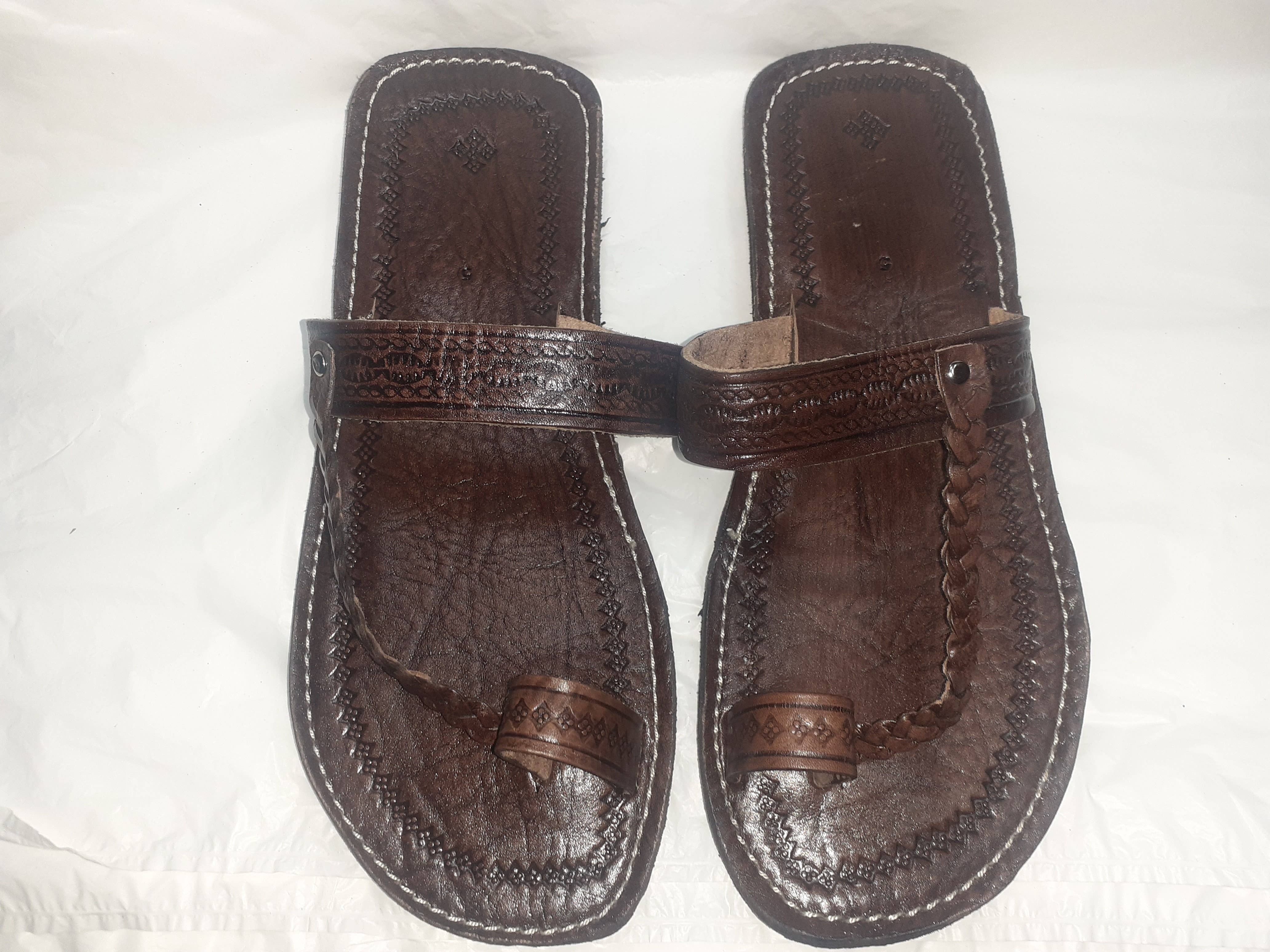 Hecho a mano – wholesale Sandals – Women's – Leather sandals. Dark brown6