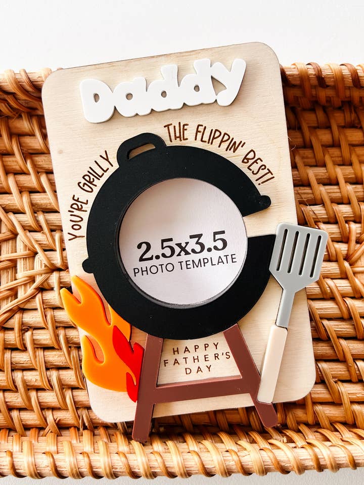 BBQ Photo Magnet for wholesale by Goldie Letter Company