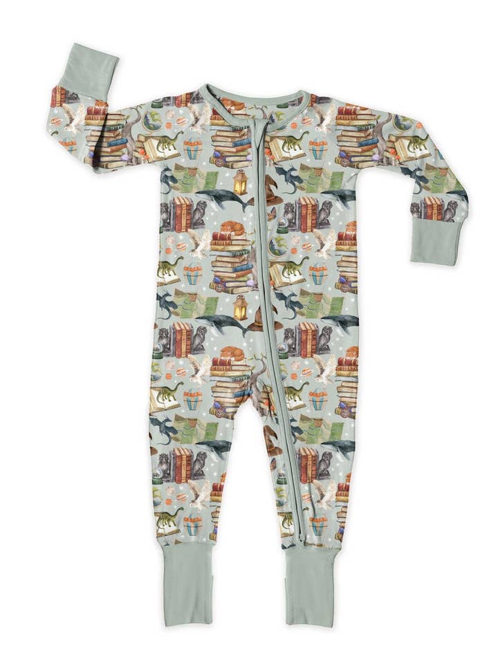 Storybook Zip Romper for wholesale by Wildwoven