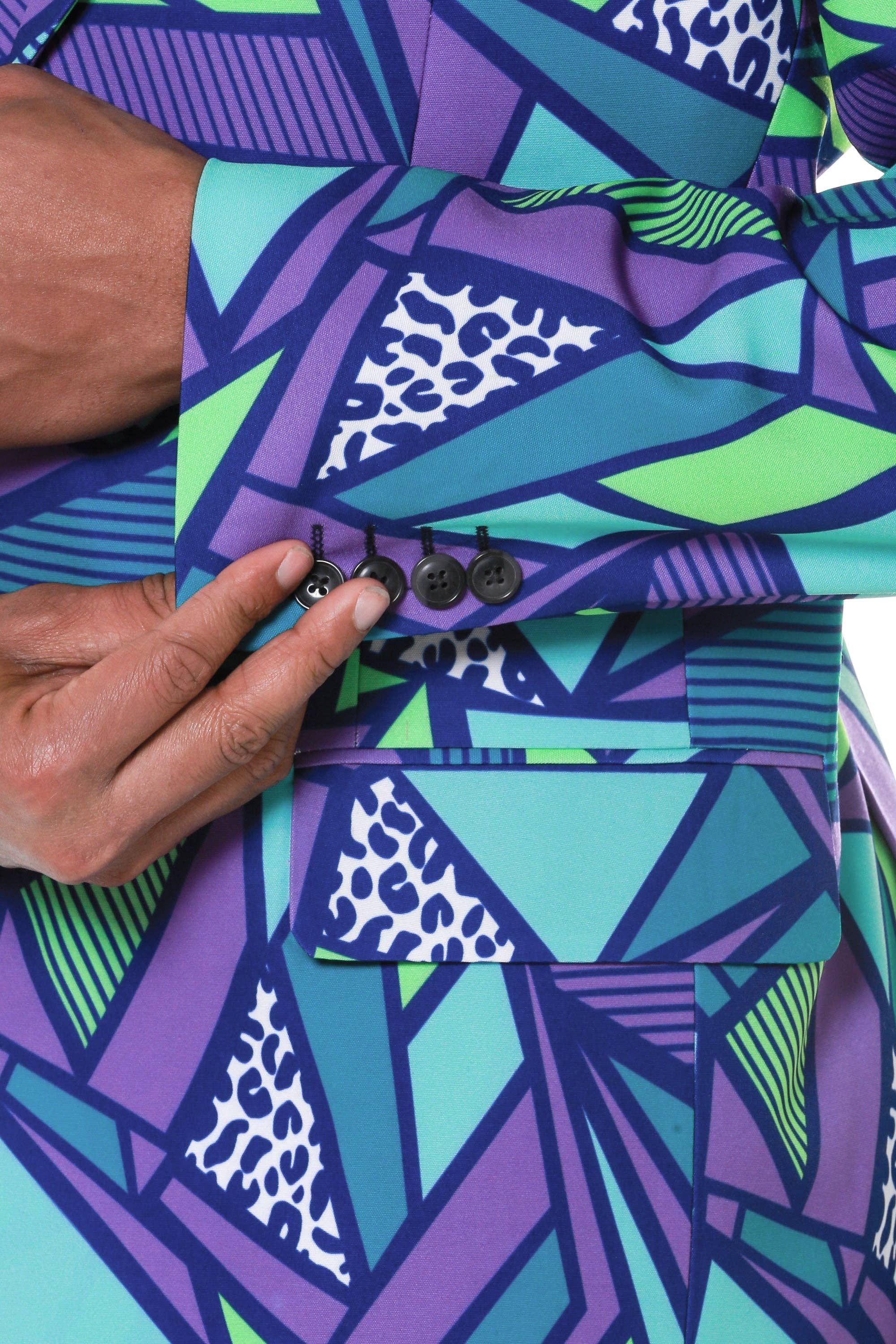 Shinesty, Inc - Wholesale Blazer - Men's - The Le Tootski | Neon Rave Suit2