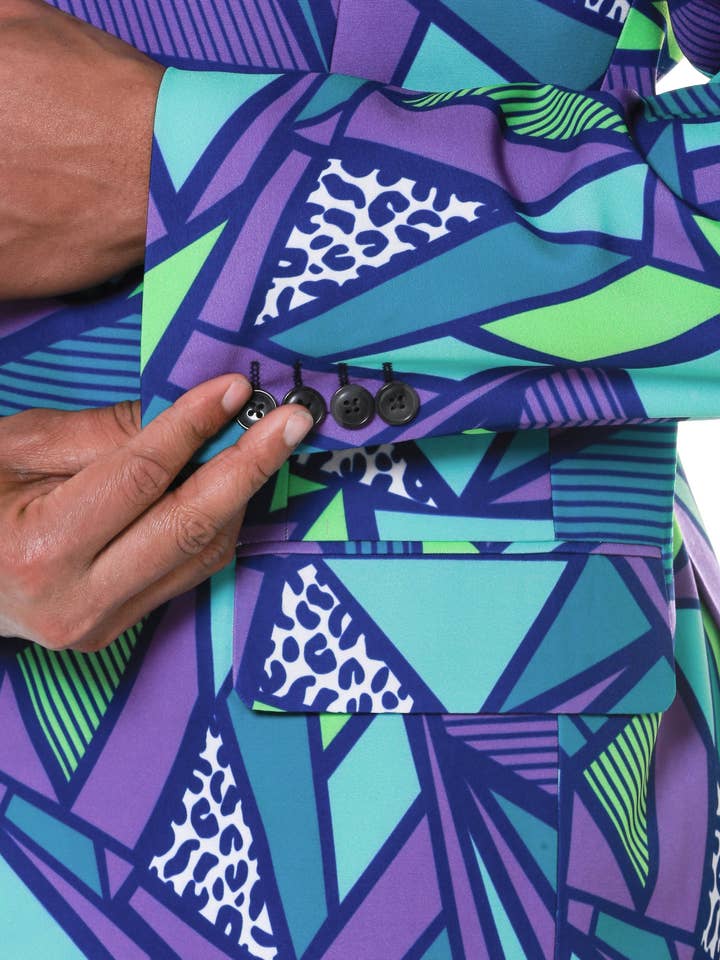 Shinesty, Inc - Wholesale Blazer - Men's - The Le Tootski | Neon Rave Suit2