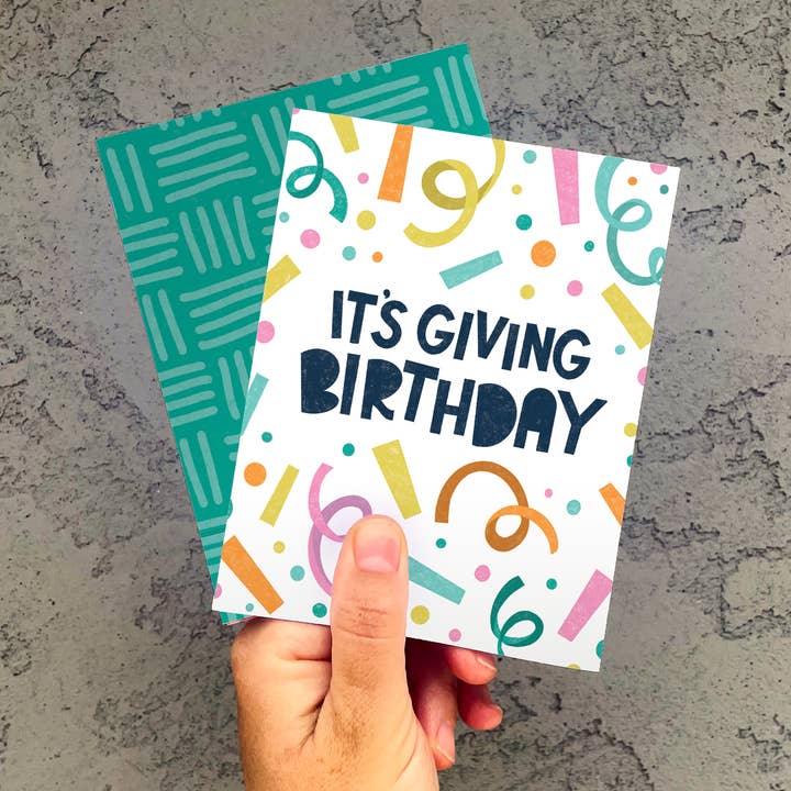 The Noble Paperie – Großhandel Geburtstagskarten – Es ist Geburtstag | Rainbow Confetti LGBTQIA+ Queer Card4