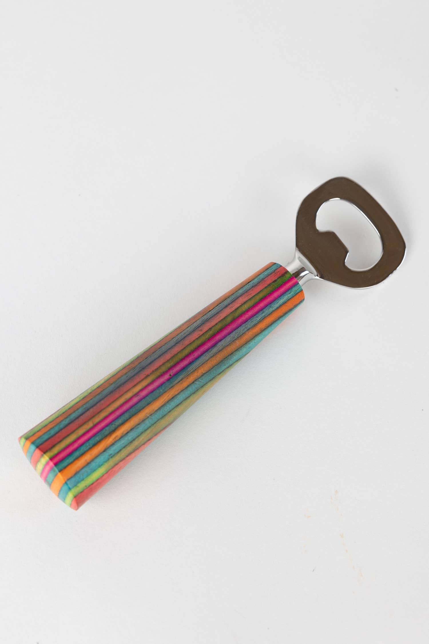 Ten Thousand Villages - Wholesale Bottle/Wine Opener - Striped Wood Bottle Opener *2