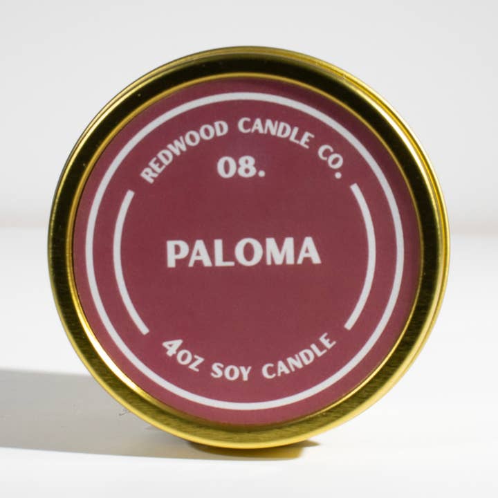Paloma Boîte de voyage 4oz pour la vente par Redwood Candle Co.
