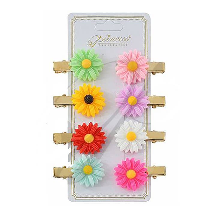 Flower Hair Clip Set for wholesale by Funteze