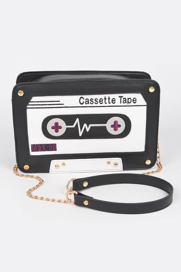 3AM BY H&D ACCESSORIES - Wholesale Crossbody Bag - Women's - Cassette Tape Novelty Bag4